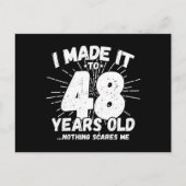 Grappige 48e verjaardag citaat sarcastisch 48 jaar briefkaart (Voorkant)
