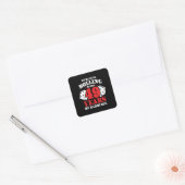 Grappige 49e verjaardag koppels getrouwd 49 jaar vierkante sticker (Envelop)
