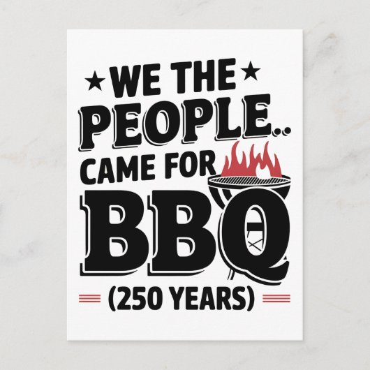 Grappige 4 juli 250e juli verjaardag briefkaart (Voorkant)