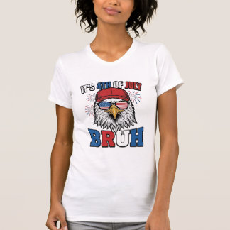 Grappige 4 juli Adelaar Bruh Patriottische Shirt O