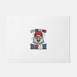 Grappige 4 juli Adelaar Bruh Patriottische Shirt O Deurmat