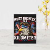 Grappige 4 juli adelaar Wat is toch een Kaart (Gele Bloem)