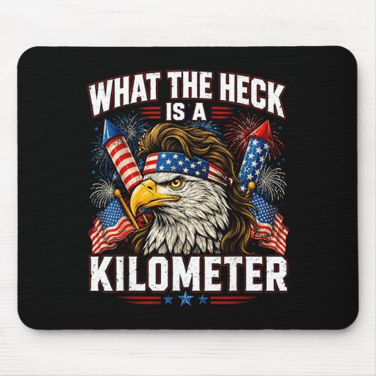 Grappige 4 juli adelaar Wat is toch een Muismat (Voorkant)