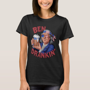 Grappige 4 juli Amerikaanse President partij Frank T-shirt