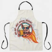 Grappige 4 juli BBQ varkensbiermok | Grillmaster Schort (Voorkant)