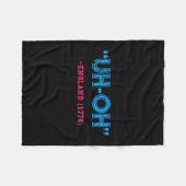 Grappige 4 juli fleece deken (Voorkant (Horizontaal))
