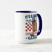 Grappige 4 juli Slechte Dag Om Een Glizzy Hotdog T Mok (Voorkant rechts)