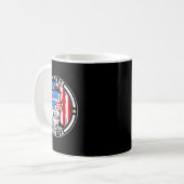 Grappige 4e Juli Sippin Op Liber-tea Vrijheid Vs Koffiemok (Voorkant links)