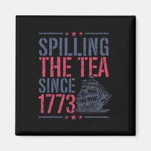 Grappige 4th of July morsen van de thee sinds 1773 Magneet
