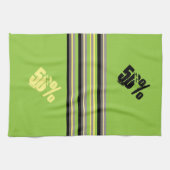 Grappige 50 / 50 paar handdoek (Horizontaal)