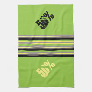 Grappige 50 / 50 paar handdoek