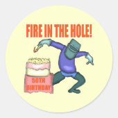 Grappige 50e Sticker (Voorkant)