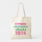 Grappige 50e verjaardag citaat  tote bag (Achterkant)