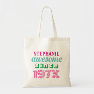 Grappige 50e verjaardag citaat tote bag