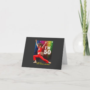 Grappige 50e verjaardag Kick & Stretch Sally O'Mal