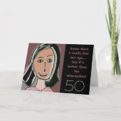 grappige 50e verjaardagskaart kaart (Voorkant)