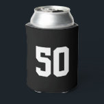 Grappige 50ste Verjaardag koelbox voor mannen Blikjeskoeler<br><div class="desc">Het man is de mythe van de legendarische koelbox voor mannen. Leuk verjaardagscadeau idee. Grappig citaat voor over the hill papa op Verjaardag. Leeftijdsspecifieke humor voor vijftigste dag. tekst en achtergrondkleur. Gezellig cadeau idee voor papa's manly man grot / mancave. mannelijke typografie. Houdt bier koel voor hem. Mannen sport humor....</div>