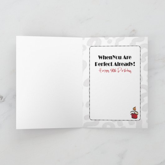 Grappige 50ste verjaardag Sweet Etnisch Vrouw Cart Kaart (Binnen)