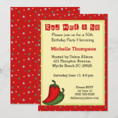 Grappige 50ste verjaardag uitnodigingen (Voorkant / Achterkant)