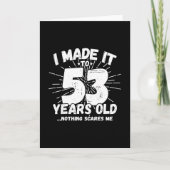 Grappige 53e verjaardag citaat sarcastisch 53 jaar kaart (Voorkant)