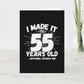 Grappige 55e verjaardag citaat sarcastisch 55 jaar kaart (Voorkant)