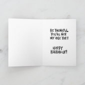 Grappige 55ste Verjaardag Kaart (Binnen)