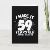 Grappige 59e verjaardag citaat sarcastisch 59 jaar kaart (Voorkant)