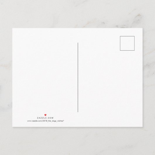 Grappige 5 Cartoon Illustratie Varken Jaar 2019 Po Uitnodiging Briefkaart (Achterkant)