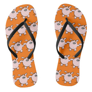 Grappige 5 Cartoon Varken Kies Kleur Vrouwen Flip  Teenslippers