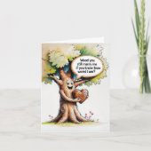 Grappige 5e trouwkaart kaart (Voorkant)