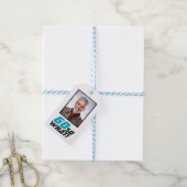 Grappige 60 dus wat Quote Foto 60ste verjaardag Cadeaulabel (Met Touw)