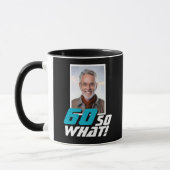 Grappige 60 dus wat Quote Foto 60ste verjaardag Mok (Links)