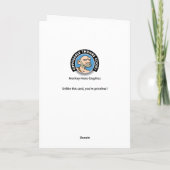 Grappige 60e Verjaardag Kaart voor Mannen (Achterkant)