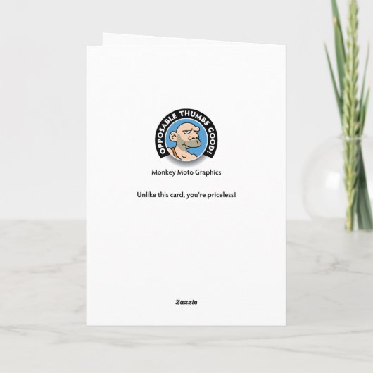 Grappige 60e Verjaardag Kaart voor Mannen (Achterkant)