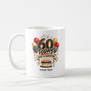 Grappige 60e verjaardag: perfect gerijpt koffiemok