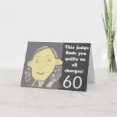 grappige 60e verjaardagskaart kaart (Voorkant)