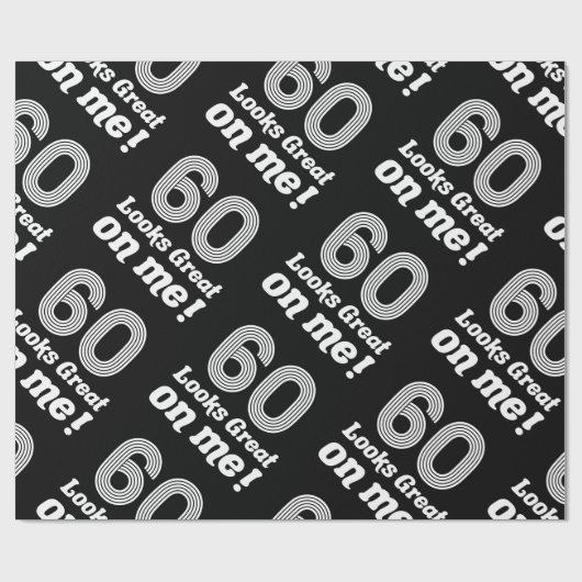 Grappige 60ste verjaardag voor haar cadeaupapier (Vlak)