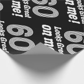 Grappige 60ste verjaardag voor haar cadeaupapier (Hoek)