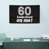 Grappige 60ste verjaardag voor haar spandoek (Beurs)