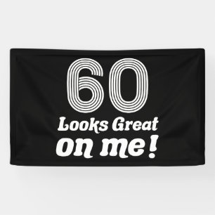 Grappige 60ste verjaardag voor haar spandoek