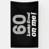 Grappige 60ste verjaardag voor haar spandoek (Verticaal)
