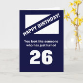 Grappige 62e verjaardag wens kaart (Gele Bloem)