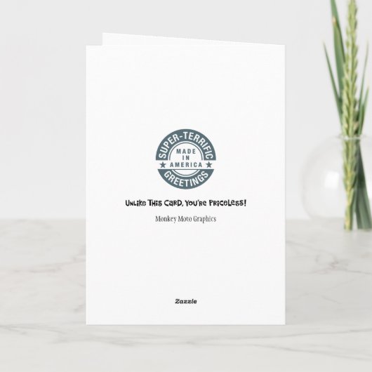 Grappige 63ste verjaardag kaart (Achterkant)