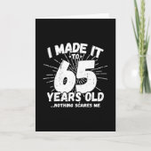 Grappige 65e verjaardag citaat sarcastisch 65 jaar kaart (Voorkant)