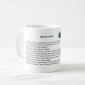 Grappige 65e verjaardag 'Toen ik jouw leeftijd had Koffiemok (Voorkant links)