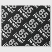 Grappige 65e verjaardag voor haar cadeaupapier (Vlak)