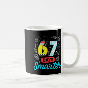 Grappige 67 dagen slimmer zes zeven meme leraren s koffiemok