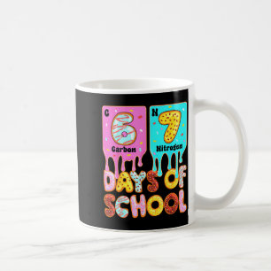 Grappige 67 dagen van school meme periodiek systee koffiemok