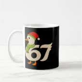 Grappige 67 Gans Kerstmis 6 7 Meme Eend Kerstman H Koffiemok (Links)