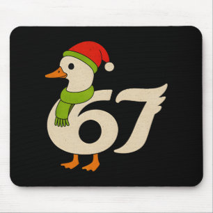 Grappige 67 Gans Kerstmis 6 7 Meme Eend Kerstman H Muismat
